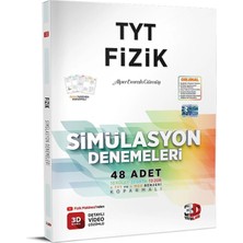 3D Yayınları 2026-2027 Müfredat Tyt Fizik Deneme Detaylı Video Çözümlü Kolay-Orta-Zor