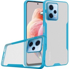 Bucuks Mey Ithalat®  Xiaomi Redmi Note 12 5g Kılıf Platin Silikon - Mavi