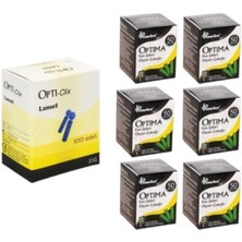 Allians Kan Şekeri Ölçüm Çubuğu 6+1 Kutu, 400 Adet, Hassas Ölçüm Için