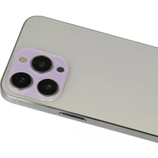 Bucuks Mey Ithalat®  iPhone 13 Pro Max Rainbow Kamera Lens Koruma Cam - Mor