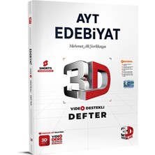 3D Yayınları 2026-2027 Müfredat Ayt Edebiyat Konu Anlatımı (Detaylı Video Anlatımlı Sorulu %100 Ösym Tarzı)