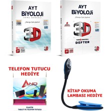 3D Yayınları 2026-2027 Müfredat Ayt Biyoloji Video Destekli Konu Anlatımı + Soru Bankası %100 Ösym Tarzında