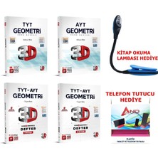 3D Yayınları 2026-2027 Müfredat Tyt ve Ayt Geometri Video Destekli Konu Anlatımı +Soru Bankası %100 Ösym Tarzında