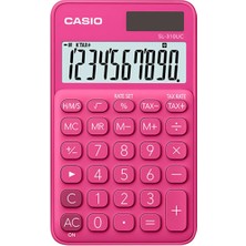 Paxteks Casio SL-310UC-RD Cep Tipi 10 Hane Koyu Pembe Hesap Makinesi