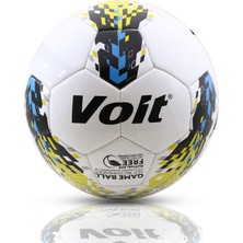 Voit Futbol Topu Dikişli Extreme Beyaz Sarı Mavi 5 Numara PVC Malzeme ile Tasarlanmış