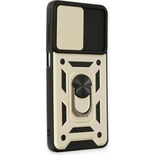 Bucuks Mey Ithalat®  Samsung Galaxy M52 5g Kılıf Pars Lens Yüzüklü Silikon - Gold
