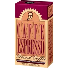 Kurukahveci Mehmet Efendi 250gr Öğütülmüş Espresso Kahve Yoğun Aroma ve Özel Kavrulmuş