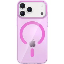 Bucuks Mey Ithalat®  Apple iPhone 17 Pro Pc Blank Magsafe Kapak - Pembe