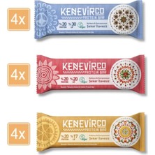 Kenevirco Protein Bar Karışık Paket (12'li)