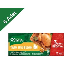 Knorr Tavuk Suyu Bulyon 12’li (120 G) x 6 Adet