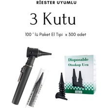 Allians Tek Kullanımlık Otoskop Ucu El-Duvar Tipi 2,5 Mm, 300 Adet Paket
