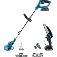 Dawreek Şarjlı Tırpan + Testere Blue