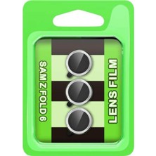 Bucuks Mey Ithalat®  Samsung Galaxy Z Fold 6 Raze Metal Kamera Lens - Gümüş