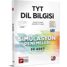 3D Yayınları 2026-2027 Müfredat Tyt Dil Bilgisi Deneme Detaylı Video Çözümlü (Kolay-Orta-Zor)