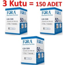 Allians G20 Şeker Ölçüm Strip Çubuğu, 3 Kutu, Toplam 150 Adet