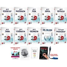 3D Yayınları 2026-2027 Müfredat Ayt Tüm Dersler Sınav Hazırlık Seti (Detaylı Video Çözüm) %100 Ösym Tarzında Set