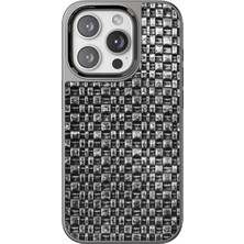 Bucuks Mey Ithalat®  iPhone 15 Pro Max Brand Kapak - Gümüş