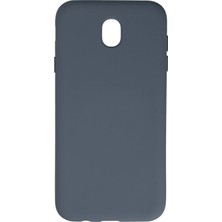 Bucuks Mey Ithalat®  Samsung Galaxy J7 Pro / J730 Kılıf Nano Içi Kadife Silikon - Gri