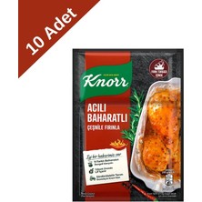Knorr Acılı Baharatlı Fırında Tavuk Çeşnisi (31 G) x 10 Adet