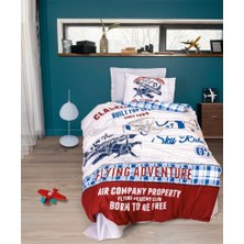 Cotton Box Junior Nevresim Takımı Tek Kişilik Flying Gri