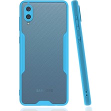 Bucuks Mey Ithalat®  Samsung Galaxy A02 Kılıf Platin Silikon - Mavi