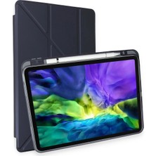 Bucuks Mey Ithalat®  iPad Air 4 10.9 Kılıf Kalemlikli Mars Tablet Kılıfı - Lacivert