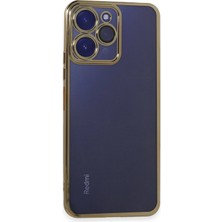 Bucuks Mey Ithalat®  Xiaomi Redmi 12 Kılıf  Lensli Silikon - Gold
