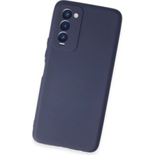 Bucuks Bfs  Tecno Camon 18 Kılıf First Silikon - Lacivert