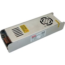 Jinbo Jınbo 400W 24V 16.7A IP20 Slim Metal Kasa Iç Mekan Şerit LED Trafo – 3 Yıl Garanti (JLV-24400KS)