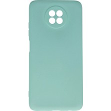 Bucuks Mey Ithalat®  Xiaomi Redmi Note 9 5g Kılıf Nano Içi Kadife Silikon - Turkuaz