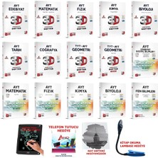 3D Yayınları 2026-2027-AYT Tüm Dersler Video Destekli Sorulu Konu + Ayt Denemeler Seti