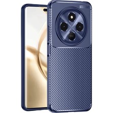 Bucuks Mey Ithalat®  Tecno Spark 30 Kılıf Auto Focus Karbon Kapak - Lacivert