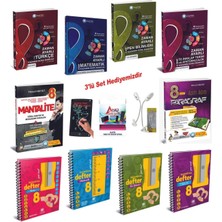 Çanta Yayınları 8 Sınıf 2024-2025 Müfredat Tüm Dersler Ayrıntılı Konu Defter + Zaman Ayarlı Soru Kazandıran Full Set