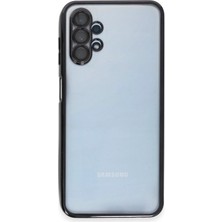Bucuks Mey Ithalat®  Samsung Galaxy A13 4g Kılıf  Lensli Silikon - Siyah