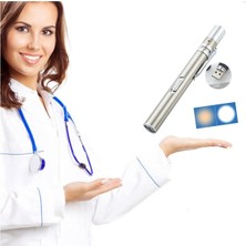 Allians Medikal Işıklı Yaka Kalemi, LED USB Soğuk Beyaz ve Sarı Işık