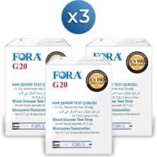 Allians G20 Şeker Ölçüm Strip Çubuğu 3 Kutu, Güvenilir ve Kolay Kullanım