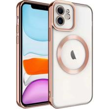 Bucuks Mey Ithalat®  iPhone 12 Kılıf Kross Magneticsafe Kapak - Rose