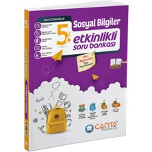 Çanta Yayınları 2024 - 2025 Müfredat Yeni Nesil  5.sınıf Çanta Etkinlikli Kazanım  Sosyal Bilgiler Soru Bankası