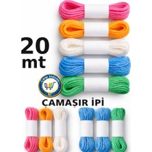 Nistabolje Naylon Çamaşır İpi 20 Metre Dayanıklı Çok Amaçlı Kullanım