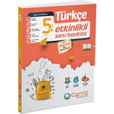 Çanta Yayınları 2024 - 2025 Müfredat Yeni Nesil  5.sınıf Çanta Etkinlikli Kazanım Türkçe Soru Bankası