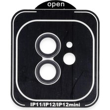 Bucuks Mey Ithalat®  iPhone 11 Pvd Metal Kamera Lens - Siyah