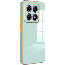 Bucuks Mey Ithalat®  Xiaomi Mi 14T Pro Volet Silikon - Açık Yeşil