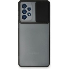 Bucuks Mey Ithalat®  Samsung Galaxy A53 5g Kılıf Palm Buzlu Kamera Sürgülü Silikon - Siyah