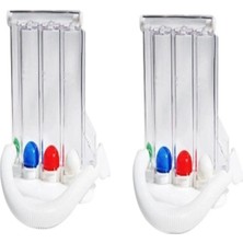 Allians Triflo Solunum Egzersiz Cihazı, 3 Top ve 2 Üfleme Topu Seti