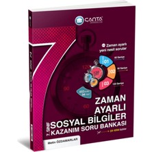 Çanta Yayınları 2024 - 2025 Müfredat Yeni Nesil  7.sınıf Çanta Sosyal Bilgiler Zaman Ayarlı Kazanım Soru Bankası