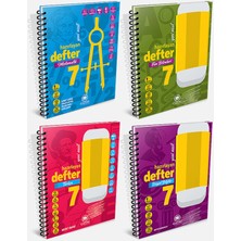 Çanta Yayınları 7. Sınıf 4’lü Hazırlayandefter Set ( Matematik, Türkçe,sosyal, Fen)