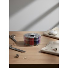 Altınyaprak Yuvarlak Dikiş Iplik Makara Seti – 10 Renk