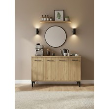 Tessa Mobilya Linda 120CM Konsol, Tv Ünitesi, Tv Sehpası, Kahve Köşesi, Mutfak Dolabı, Çok Amaçlı Dolap (SEPET128)