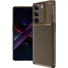 Bucuks Mey Ithalat®  Realme C75 4g Auto Focus Karbon Kapak - Kahverengi