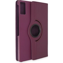 Bucuks Mey Ithalat®  Huawei Honor Pad 10 12.1 Kılıf 360 Tablet Deri Kılıf - Mürdüm